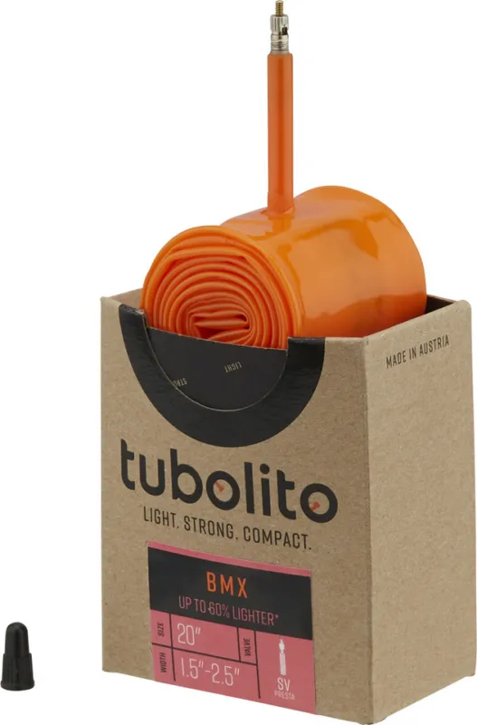Sonderangebot tubolito Tubo-BMX Schlauch 20" Modell 2021 - orange | 37-406 bis 64-406 | SV | 20 x 1,5-2,5 SV 42 mm | 42 mm
