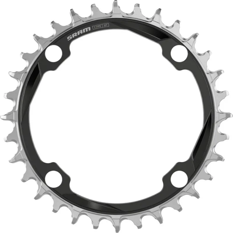 SRAM Kettenblatt T-Type XX Eagle Transmission 4-Arm, 104 mm für Ochain - black-silver | 36 Z | 36 Must-Have