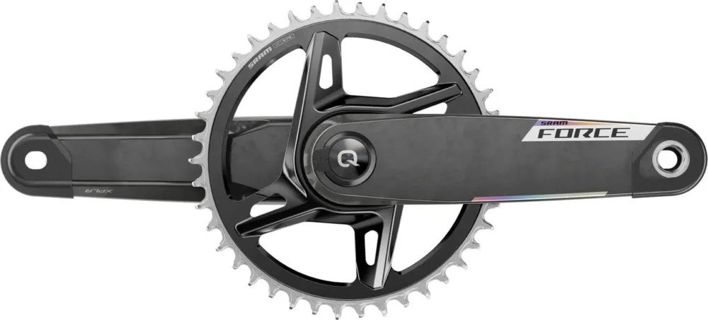 SRAM Force E1 XPLR Wide DUB DM 1x13-fach Carbon Powermeter Kurbelgarnitur - black | 172,5 mm | 42 Begrenztes Angebot