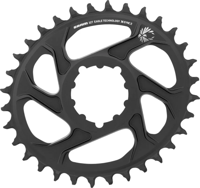 SRAM Kettenblatt Oval X-Sync 2 Direct Mount 6 mm für X01/XX1/GX Eagle - black | 34 Z Markenware