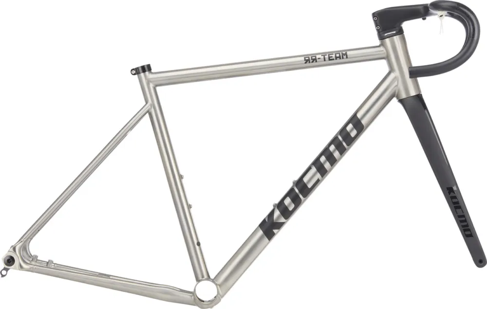 KOCMO RR Team Disc Titan Road Rahmenkit - titan satin | 56 cm/95 mm × 39 cm Top-Preis
