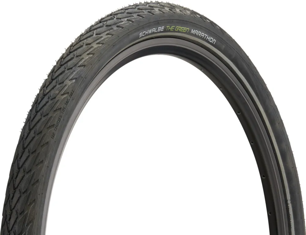 Kostenloser Rückversand Schwalbe Green Marathon Performance ADDIX Eco GreenGuard E-50 26" Drahtreifen - schwarz-reflex | 50-559