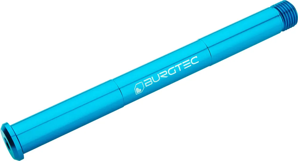 Burgtec Steckachse für RockShox Boost Gabeln - colorado blue Kostenfreie Lieferung