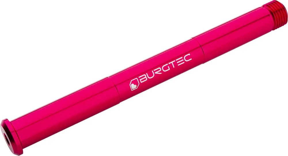 Solange Der Vorrat Reicht Burgtec Steckachse für RockShox Boost Gabeln - toxic barbie pink