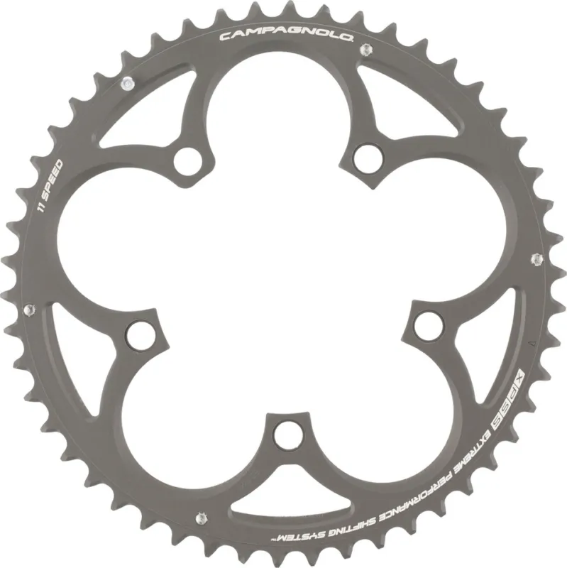 Echt Campagnolo Kettenblatt Athena CT, 11-fach, 5-Arm, 110 mm Lochkreis 2011-2016 - grau | 36 Z