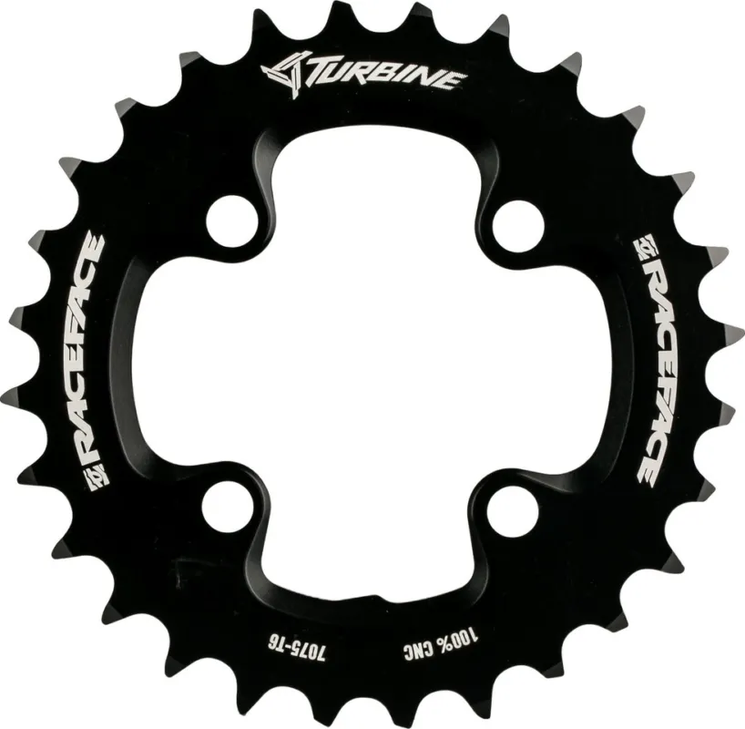 Sonderaktion Race Face Turbine 11-fach Kettenblatt, 4-Arm - black | 24 Z