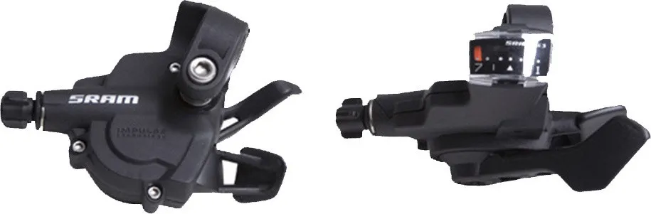 SRAM X3 Trigger Schaltgriff-Set 3-/7-fach - schwarz Kostenloser Rückversand