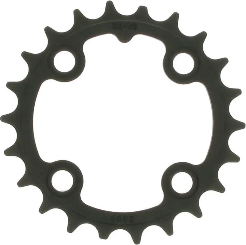 Neue Ware Truvativ Kettenblatt MTB 4-Arm, Alu, 64 mm Lochkreis für X0 / X9 / X7 / X5 - schwarz eloxiert | 22 Z