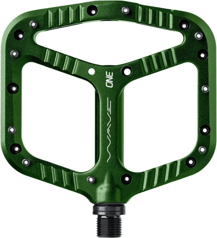 OneUp Components Wave Plattformpedale - dark green | 107 mm | 110 mm Top-Preis