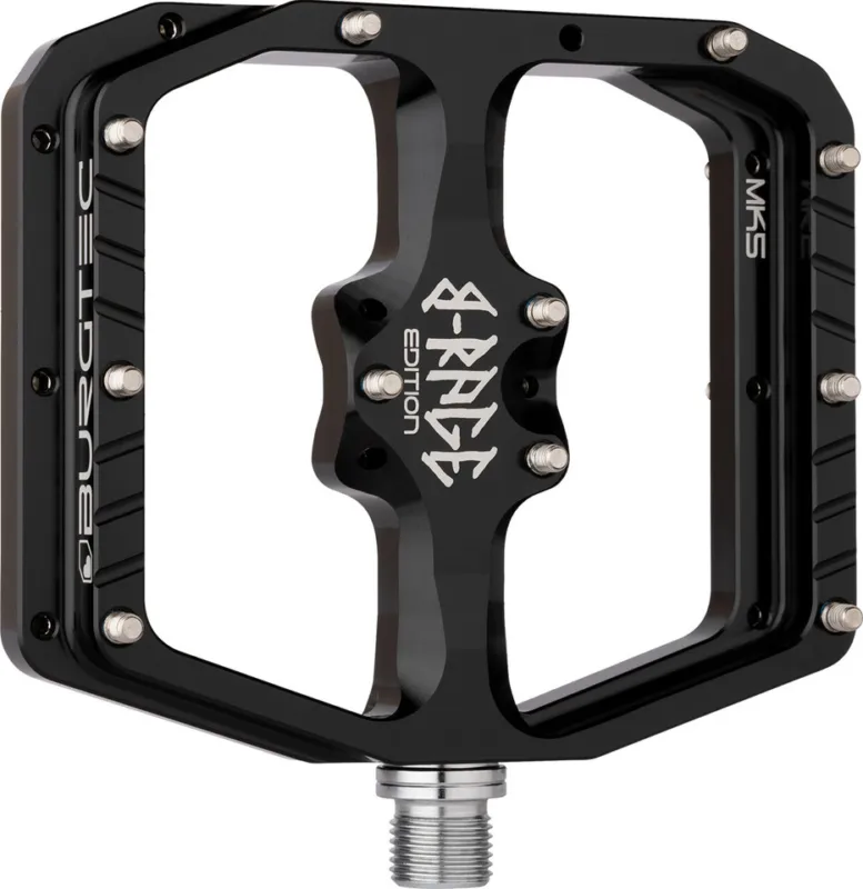 Aktuell Burgtec Penthouse Flat MK5 B-Rage Edition Plattformpedale - burgtec black