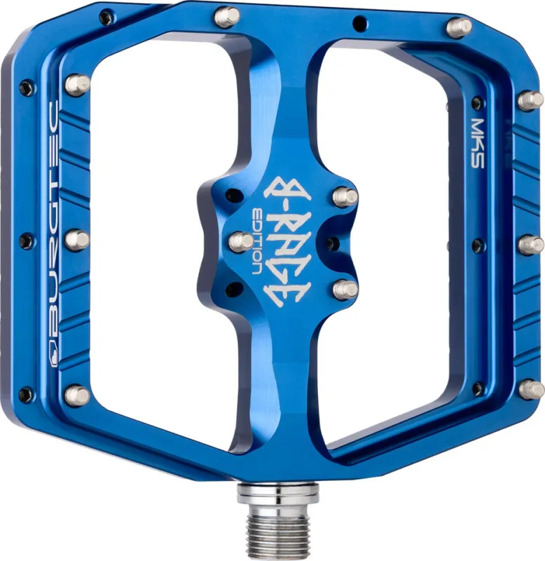 Burgtec Penthouse Flat MK5 B-Rage Edition Plattformpedale - deep blue Jetzt Kaufen