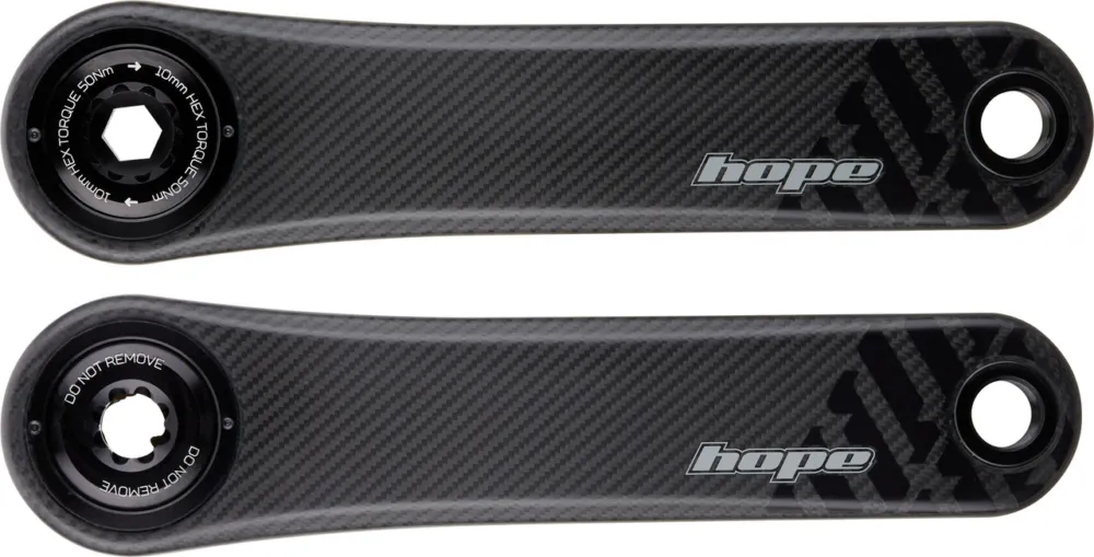 Neuheit Hope Carbon 73 mm Wide Kurbel - orange | 165,0 mm