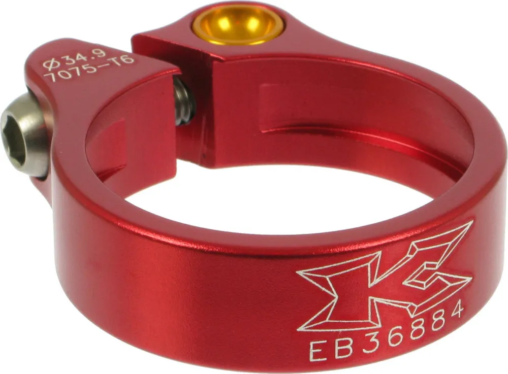 KCNC Road Lite SC7 Sattelklemme - rot | 34,9 mm Solange Der Vorrat Reicht