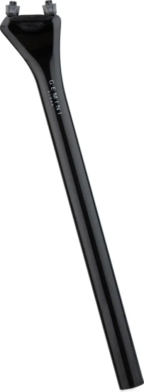 Must-Have GEMINI ÄLSAK Lightweight Carbon Sattelstütze - gloss UD Carbon | 27,2 mm / 350 mm / SB 0 mm