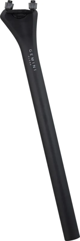 GEMINI ÄLSAK Lightweight Carbon Sattelstütze - matt UD Carbon | 27,2 mm / 400 mm / SB 0 mm Preisknaller