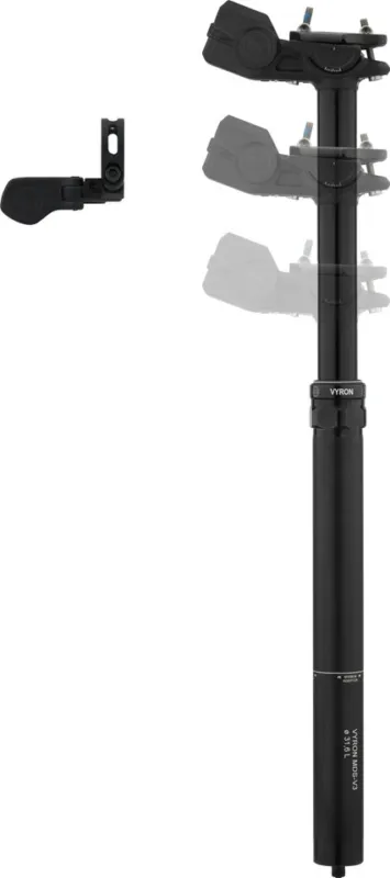 Magura Vyron MDS-V3 Sattelstütze 175 mm mit MDS Remote - schwarz | 0 mm | 471 mm | Klemmschelle (geschlossen )/Matchmaker | 30,9 mm | MDS Nur Heute