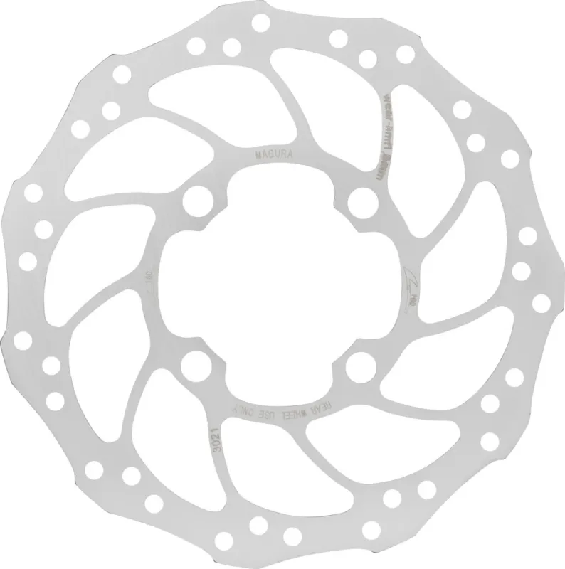 Neu Im Sortiment Magura Bremsscheibe Storm 4-Loch für Rohloff-Speedhub - silber | 160 mm