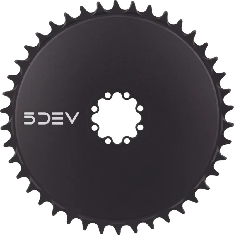 5DEV Aero Direct-Mount Kettenblatt - black | 52 Z | 52 Neuheit