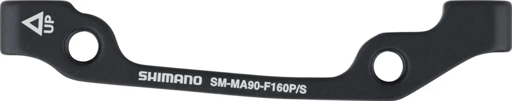 Shimano Scheibenbremsadapter XTR, XT für 160 mm Scheibe - schwarz | VR IS auf PM Markenprodukt