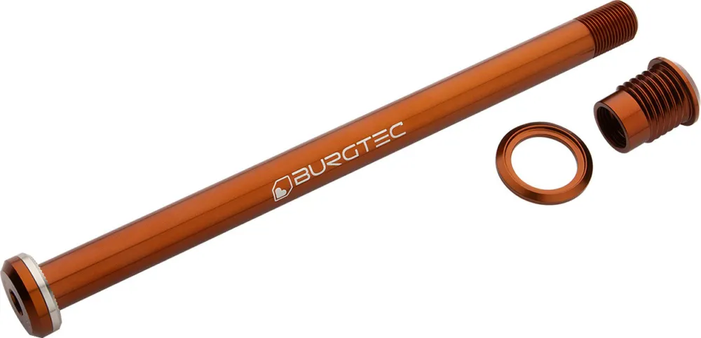 Neue Kollektion Burgtec Steckachse HR für Santa Cruz 173,7 mm - kash bronze | 157 mm