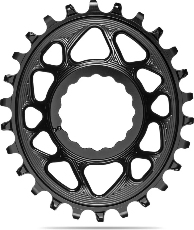 absoluteBLACK Oval Kettenblatt für Race Face Cinch 6 mm Offset - gold | 26 Z | 26 Schnäppchen