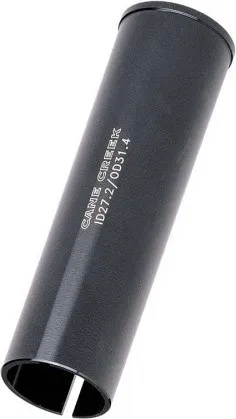 Geprüft Cane Creek Reduzierhülse für Sattelstütze 25,4 mm - schwarz | 26,2 mm