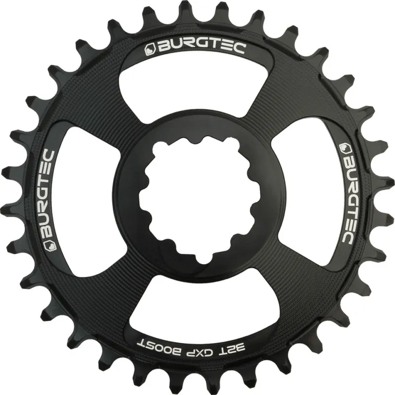 Burgtec 3 mm Offset Thick Thin Kettenblatt für SRAM 3-Bolt - race red | 28 | 28 Z Neue Ware
