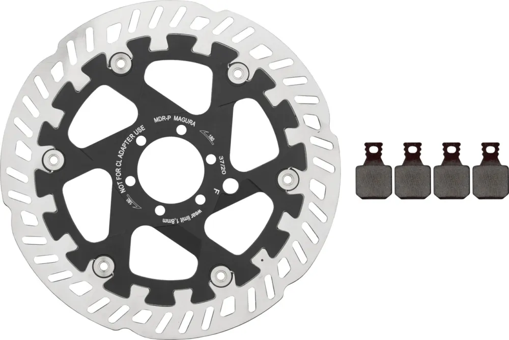 Neu Magura MDR-P Bremsscheiben und Belag Kit 6-Loch 180 mm - 8.P | organisch | 180 mm