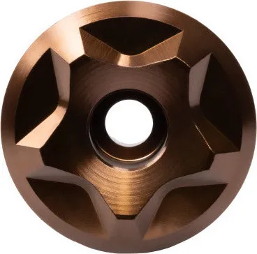 Ambit Components Topcap Gravity Control Steuersatzkappe - silber | 2,5 mm Neue Kollektion