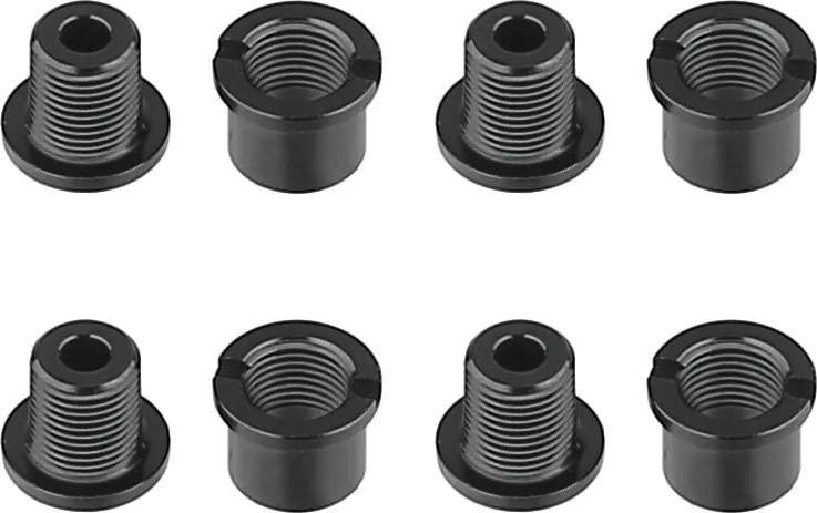 absoluteBLACK Kettenblattschrauben-Set 4-Arm - black | lang Markenware