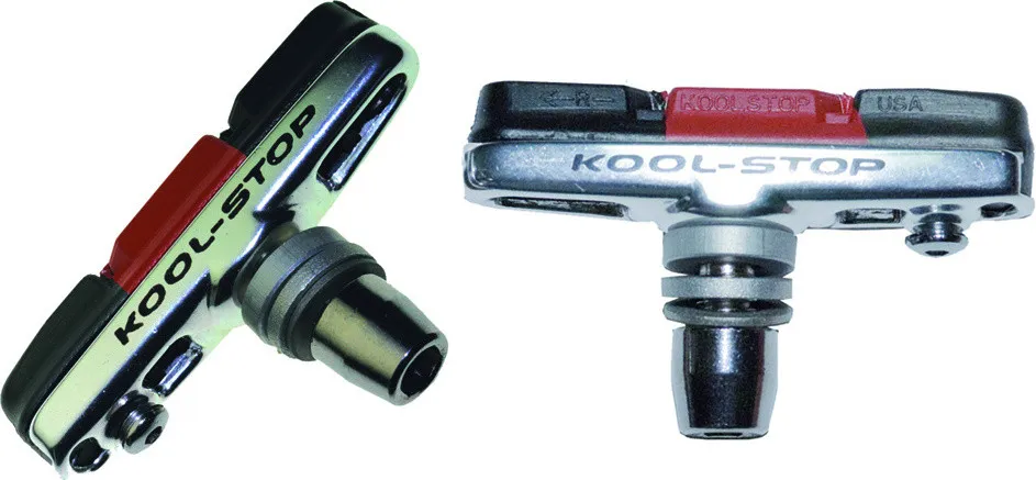 Neuheit Kool Stop Bremsschuhe Cartridge H7 Cyclocross - schwarz-lachs-grau