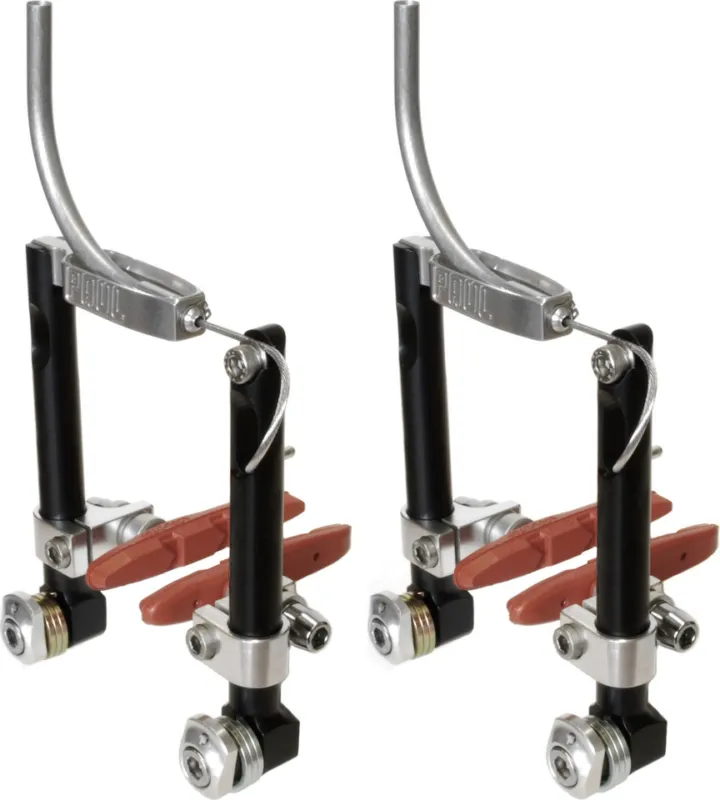 PAUL Motolite V-Brake Long Pull v+h Set Felgenbremse - black | Set Expressversand