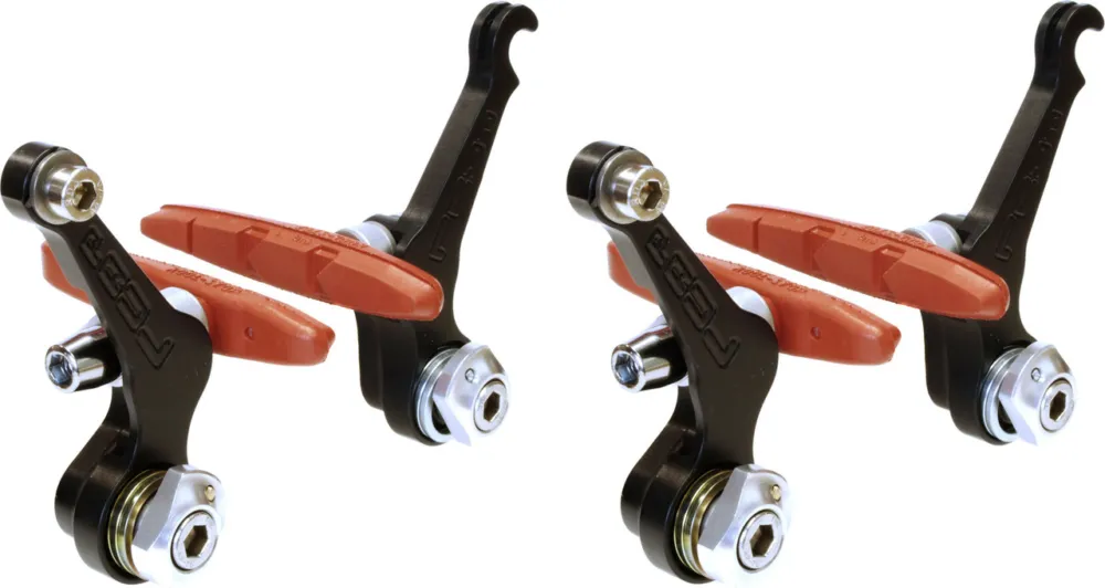 Letzte Chance PAUL Touring Cantilever Short Pull v+h Set Felgenbremse - polished | Set