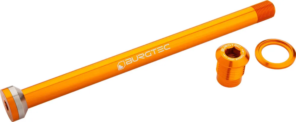 Neuheit Burgtec Steckachse HR für Transition MTBs - iron bro orange