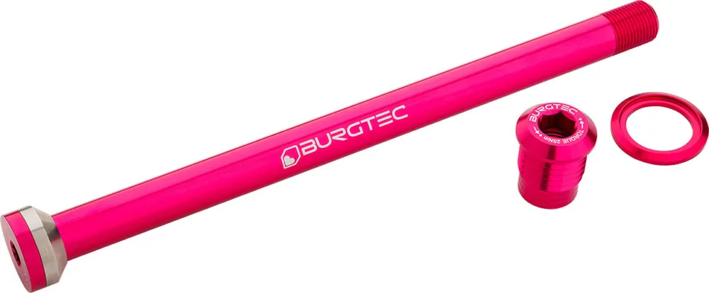 Bestseller Burgtec Steckachse HR für Transition MTBs - toxic barbie pink