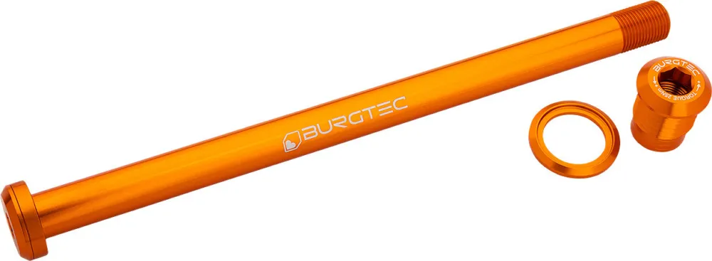Burgtec Steckachse für Pivot Trail/Enduro/Downhill Hinterrad - iron bro orange | 157 mm Bestpreis