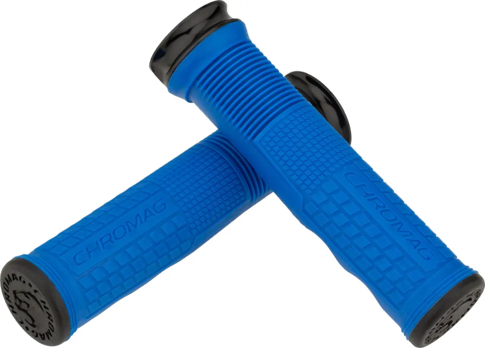 Chromag Format Lock On Lenkergriffe - blue | 133 mm Markenprodukt