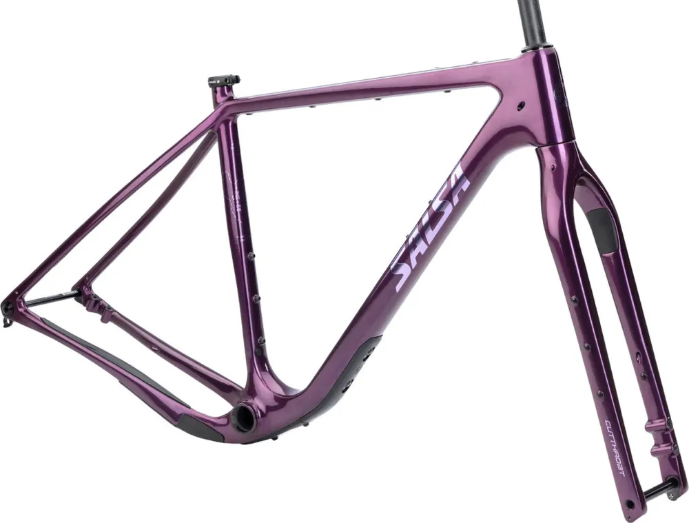 Salsa Cutthroat Carbon 29" Rahmenkit - deep orchid | S | 1 1/8" - 1,5" tapered | 29" | 55 mm Top-Angebot