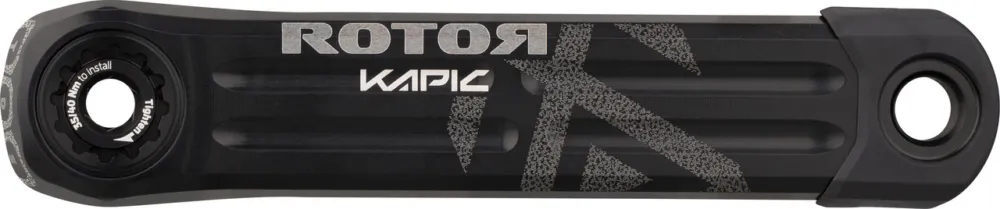 Expressversand Rotor KAPIC Kurbelarme - schwarz-matt | 170,0 mm | ohne Kettenblatt