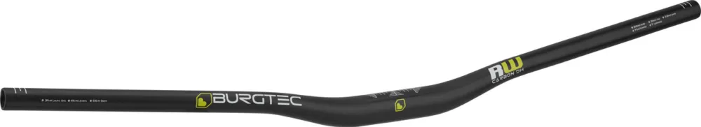 Burgtec Ride Wide Carbon DH 31.8 20 mm Riser Lenker - UD Carbon | 800 mm Preisknaller