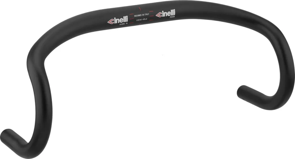 Cinelli Pista Alu 31.8 Lenker - black | 420 mm Nur Für Kurze Zeit