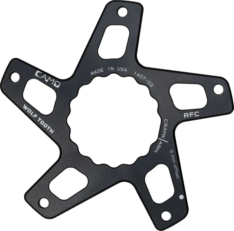 Wochenendangebot Wolf Tooth Components CAMO Direct Mount Spider für Race Face Cinch - black | -5 mm