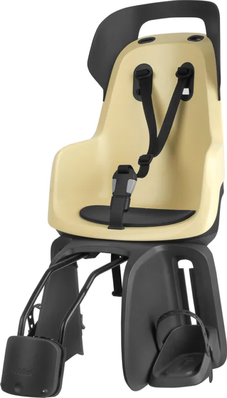 Zertifiziert bobike GO Kindersitz mit Einpunktmontagebügel - cotton candy pink