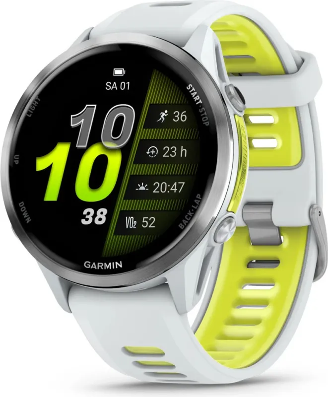 Garmin Forerunner 970 Smartwatch - steinweiß-titanium-steinweiß-hellgrau Top-Preis