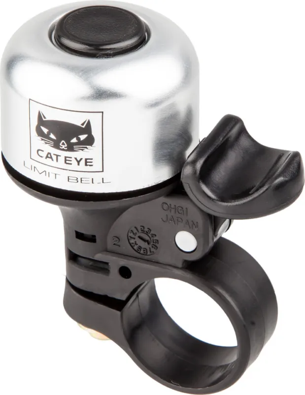 Schneller Versand CATEYE PB-800 Limit Bell Fahrradklingel - silber