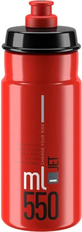 Elite Jet Trinkflasche 550 ml - rot / schwarz | 550 ml Top-Seller