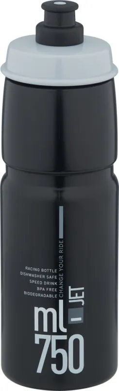 Elite Jet Trinkflasche 750 ml - schwarz-grau | 750 ml Wochenendangebot