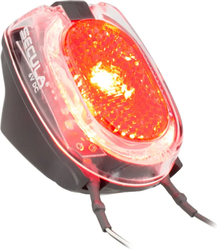 Neue Kollektion busch+müller Secula E LED Rücklicht mit StVZO-Zulassung - transparent-rot