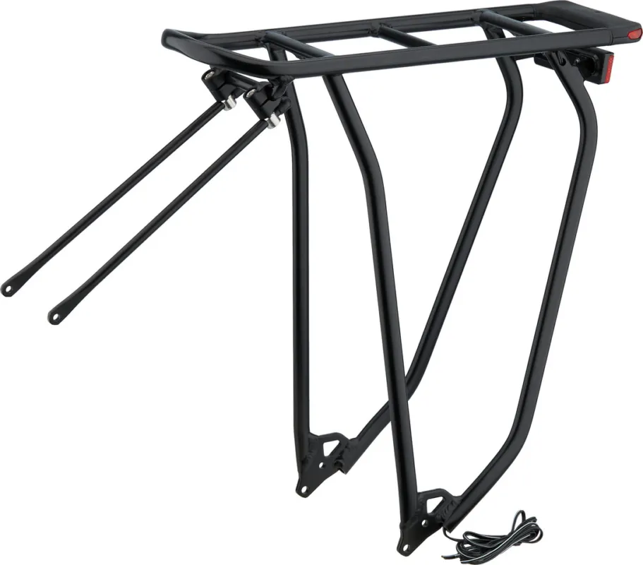 Jetzt Kaufen Racktime Gleamit 2.0 Gepäckträger mit Rücklicht für Dynamobetrieb - schwarz | 28"-29"