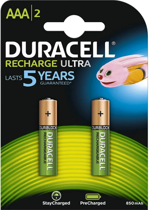 Kostenloser Versand Duracell Akku AAA HR03 Recharge Ultra - 2 Stück - universal